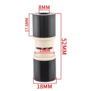 MUQZI ID 12.7mm Rear Shock Bushing OD 15mm MTB Bike Rear Shock Absorber Bicycle Accessories Aluminum Alloy Shock Absorber DU Bushing Bike Rear Suspension