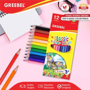 GREEBEL Pensil Warna Classic Color Pencil / Coloring / Pensil Warna Greebel / Menggambar Mewarnai