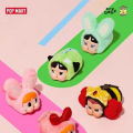 Original Pop Mart Crybaby Powerpuff Girls Series Action Figures Vinyl Face Plush Anime Figure Desktop Decoration Popmart Model Toy. 