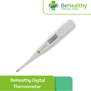 BeHealthy Digital Thermometer Pencil Type - with sound fast readout accurateautomatic shut-off