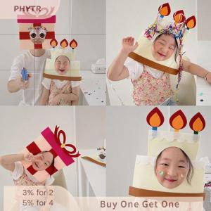 PHYTR HOT Birthday Party Supplies Funny Hat Ins Felt Birthday Hats Creative Party Cap with Rope Kids Party Cap Party Photo Props