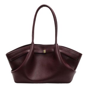MOODS Lychee Pattern Shoulder Bags For Women Soft PU Leather Large CapacityTote Bag 2026 Luxury Designer Handbags2026