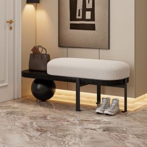 Shoe changing stool for home use shoe wearing stool for entering the foyer light luxury for sitting shoe wearing stool for entering the bedroom bed end stool