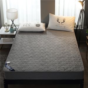 100% Waterproof Cotton Mattress Protector Bed Cover Bed Sheet Machine Washable Care Pad Double/Queen