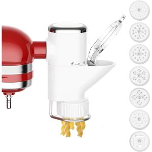 Washable Pastas Press Attachment With 7 Interchangeable Plates Kitchen Pastas Maker for Stand Mixers Accessories