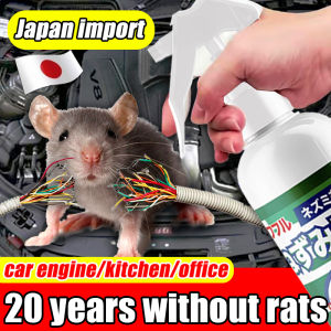 Japan Rat Spray Killer Mouse Repellent 600ml rat repellent for car engine Suitable for household & car use Kill Rodents Cockroaches Rat Poison Killer Anti Rat mouse trap