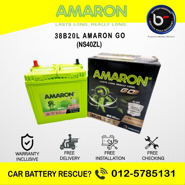 [ Installation Provided ] 38B20L | NS40ZL ] Amaron Go | Car Battery ...