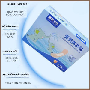 Băng cá nhân urgo trong suốt băng keo cá nhân chống nước băng cá nhân cute hộp 120 miếng