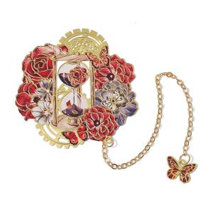 Hoa & đồng hồ đánh dấu trang đánh dấu trang sách bằng kim loại cuốn sách sáng tạo đánh dấu Retro Bookmark đọc nguồn cung cấp cho sinh viên