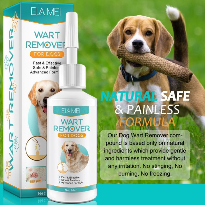 DADAGOU Dogs Natural Wart Remover Canine Wart Treatment Safe and