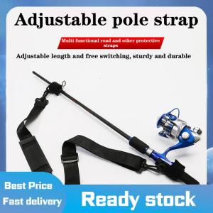 Sports🚴🏻‍♀️ Cần câu mang dây đeo Sling Vai vành đai công cụ an ninh Nylon Rod Bracket vành đai thắt lưng dây đeo Công cụ câu cá Phụ Kiện