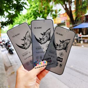 Kính cường lực chống nhìn trộm TÊ GIÁC XỊN IP 16 16 Plus IP 15 15 Pro 15 Plus 15 Pro Max IP 14 Pro Max - K NHẬN VÂN TAY