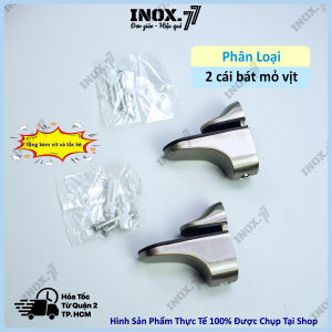 Bộ kẹp mỏ vịt kẹp kính kệ nhà tắm tặng kèm ốc vít - 222