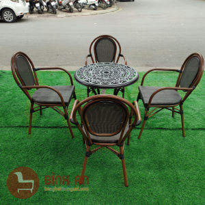 Bộ Bàn Ghế Cafe Ngoài Trời Nhập Khẩu D68- Bàn Ghế COFFE Đẹp- Giao Hàng TQ