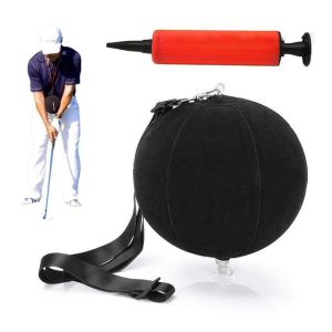 EQUITY Inflatable Ball Golf Swing Trainer Portable Equipment Straight Arm Golf Training Aid Assist Device Amend Chicken Wing Indoor Golf Practice Golf Player