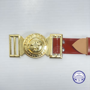 เข็มขัดนักเรียนชาย เข็มขัดนักเรียน เข็มขัดลูกเสือ เข็มขัดนักเรียน สีน้ำตาล ม.ต้น ม.ปลาย ประถม สินค้าพร้อมส่ง