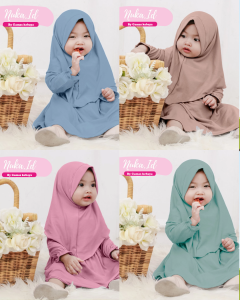 Gamis Bayi Perempuan 0-3 Tahun Baju Muslim Anak Perempuan 0 6 Bulan 6 12 Bulan