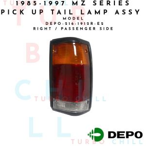 1985-1997 MZ SERIES PICK UP TAIL LAMP ASSY ECE DEPO-216-1912R-E2 RIGHT / PASSENGER SIDE