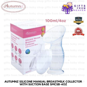 AUTUMNZ SILICONE MANUAL BREASTMILK COLLECTOR WITH SUCTION BASE SMCSB-4OZ