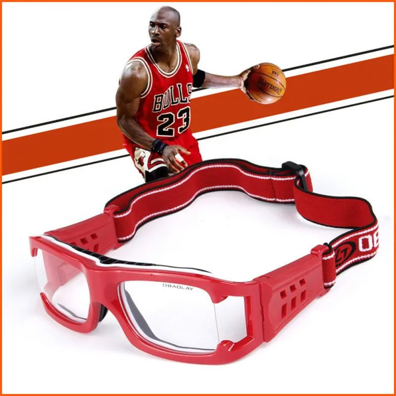 Prescription RX Sport Goggles Football Cycling Sports Ski Safety Basketball  Glasses Detachable Can Put Diopter Lens