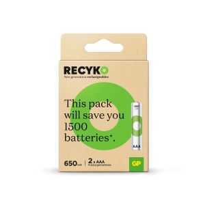GP ReCyko 650mAh 2AAA Battery