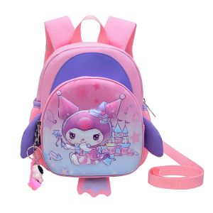 High Quality children backpack for woman kuromi backpack with shell waterproof kuromi bag schoolbag melody bagpack melody bagpack kindergarten bagpack preschool bagpack