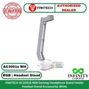 FANTECH AC3001S RGB Gaming Headphone Stand Holder Headset Stand Accessories White