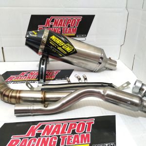 KNALPOT NORIFUMI ROCKET 4 KLX CRF DTRACKER SUPERMOTO TRAIL MODIF RACING