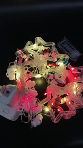 Christmas String Light Decoration Led Lights Strings For Home Hanging Colored With Remote Outdoor Garden Usb Fairy Decorative Patio Curtain Holiday Festival Warm White Party Indoor