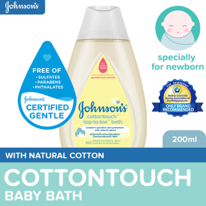 Johnsons Cottontouch Baby Wash 200ml - Newborn Baby Essentials Baby Care Baby Bath Body Wash For Baby