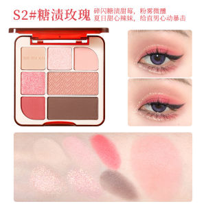 Xixi bóng mắt hot bosom mặt màu đỏ Eyeshadow đầy đủ Trái Đất màu độ bão hòa thấp mới đúng trang điểm
