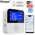 RCYAGO Smart WiFi Temperature Humidity Sensor Bluwtooth APP Alarm Indoor Outdoor Hygrometer Temperature Monitoring Device. 