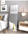 【Warranty】European style mirror Floor mirror Simple mirror Standing Long Mirror full length mirror motor mirror home mirror with stand Standing Cermin Dinding Besar Modern Nordic 150x37cm OOTD Full Body Standing Long Mirror Sta. 