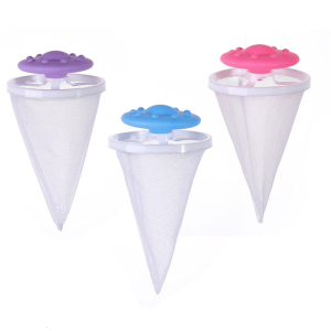 2 Pieces Reusable Pet Hair Catcher For Washing Machine Lint Removal Mesh Bag Laundry Net Household Accesories