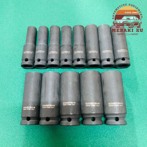 KHẨU - TUÝP dài đầu 1/2 inch dùng cho máy vặn. Hàng KOURITSU (Nhật Bản) thép Cr-Mo siêu cứng siêu bền [chính hãng]