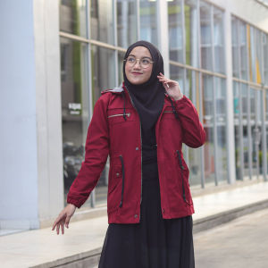 Jaket Wanita Parka Hijra Series By AMZ / Jaket Parka Wanita