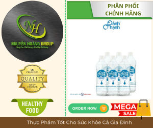 LỐC 6 CHAI - Đảnh Thạnh  Nước Khoáng  LẠT Có Ga  430 ML