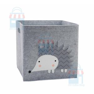 Cute Felt Fabric Storage Box Animal Storage bag Foldable Storage Washable Creative Home Storage