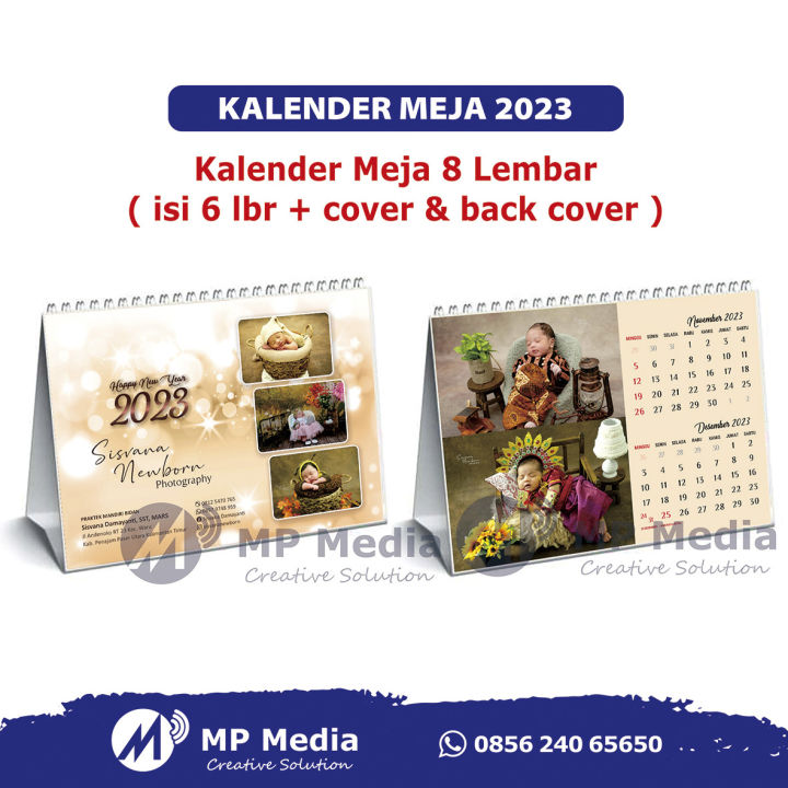 Kalender Meja 2023 Desain Custom Lazada Indonesia 6527