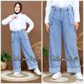 KULOT JEANS LOVE BISA COUPLE ANAK DAN DEWASA. 