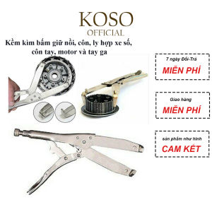 Kềm kìm bấm giữ nồi côn ly hợp xe số côn tay motor và tay ga KOSO Thép CRV bền bỉ khó rỉ sét.