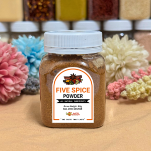 Five spice 80g All natural herbs and spices Premium quality from India and Europe
