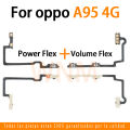 New For oppo A74 4G / A95 4G CHP2365 CPH2365 Power button flex on / off Switch Button Side Key Volume Up Down Flex Cable. 