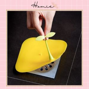 Nắp bịt miệng cống mầm cây chống mùi hôi rò rỉ hiệu quả chất liệu silicon cao cấp họa tiết dễ thương tiện lợi_DMC