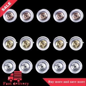 [COD] 10Pcs Soft Clear Earnuts Earrings Backs Plugs Stoppers Findings Useful Jewelry