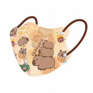 Khẩu trang Kuromi cho bé gái bé trai từ 6-12 tuổi phù hợp bé 25 đến 35kgTúi gồm 10 cái