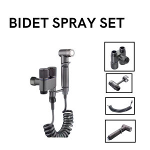 Dual Control Two Way Stop Angle Valve Brass Material Bathroom Toilet Washing Machine Faucet 2 Way Angle Valve Three-Way