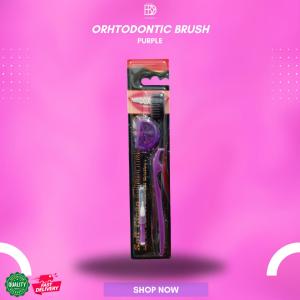 PINKDERBY SOFT AND SMOOTH CHARCOAL BRISTLES / ORTHODONTIC TOOTHBRUSH