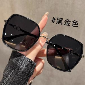 AU2026 Kính râm nữ gọng lớn mẫu mới phù hợp mặt vuông và mặt tròn thiết kế lấp lánh chống nắng chống tia UV.