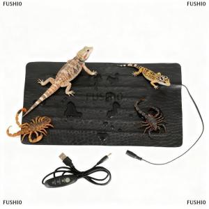 [COD] FUSHI0 Bò sát nhiệt Mat không thấm nước rùa thằn lằn điều chỉnh nhiệt độ Nhiệt Mat antiscratch bò sát nhiệt Pad bò sát vật nuôi nguồn cung cấp